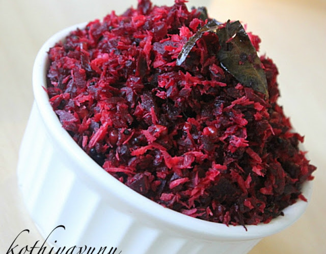 Beetroot Thoran |kothiyavunu.com