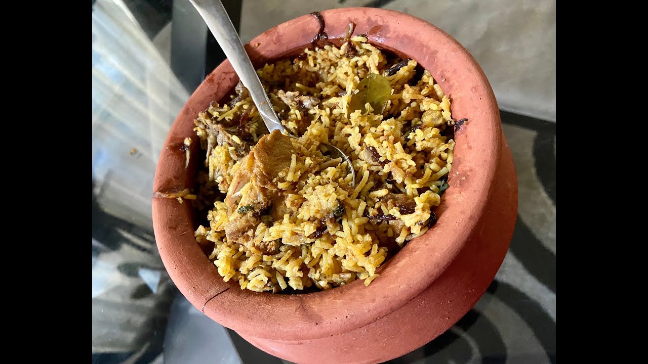 Enjoying Pot Chicken Biryani at Home, Kerala Style Pot Chicken Biriyani  Recipe, By Village Cookings