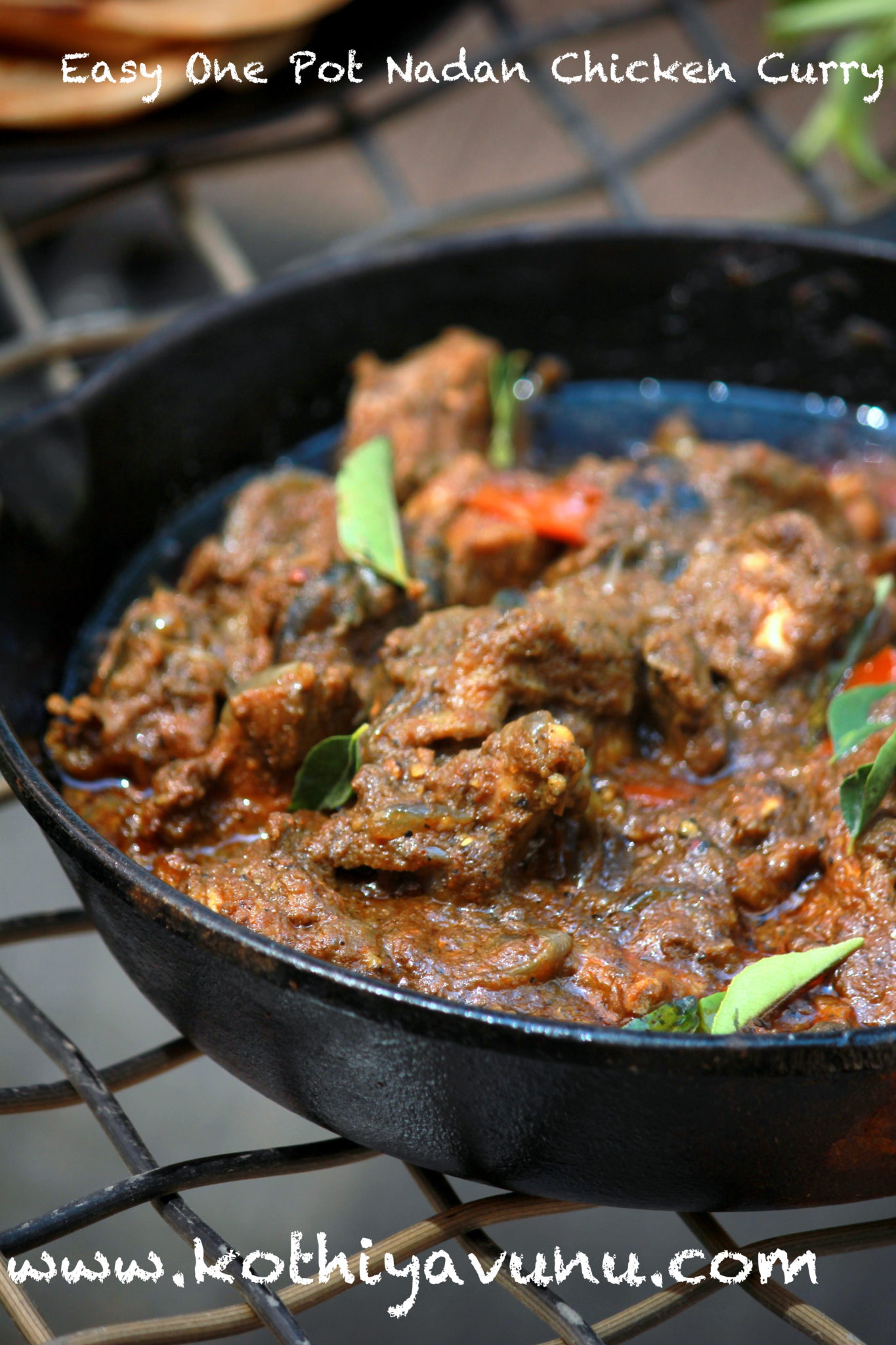 One Pot Nadan Chicken Curry-Easy Kerala Chicken Curry with Video ...